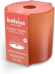 Bolsius bougie d'extérieur orange Summer Nights terracotta 60 heures