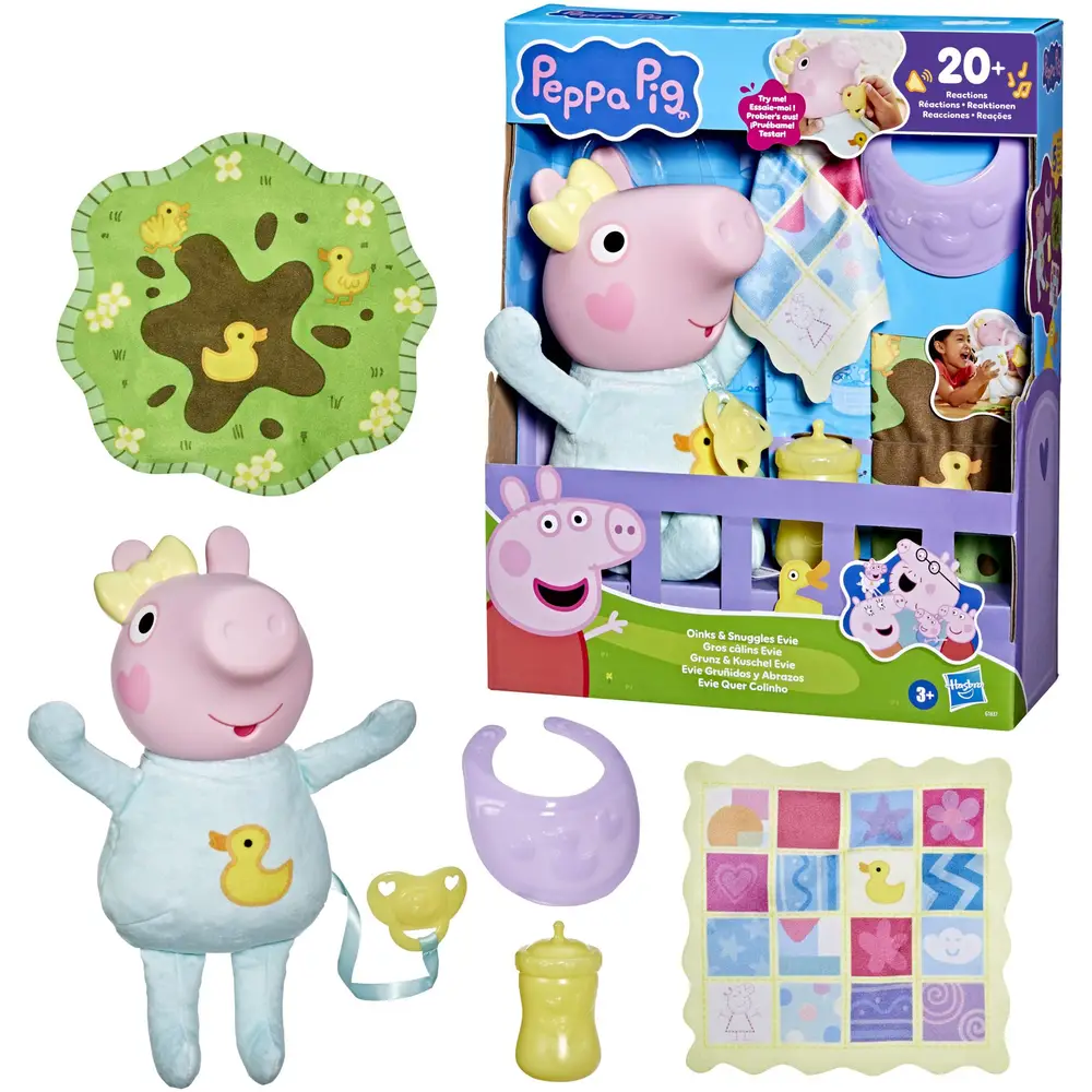 Hasbro Peppa Pig Kuscheltier Evie - Plüschspielzeug für Kinder