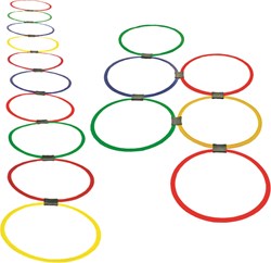 Megaform set de cerceaux - cerceaux rythmiques pour jeu et mouvement