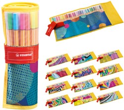 Stabilo feutre fin rollerset 25 couleurs - point 88 Just Like You Edition