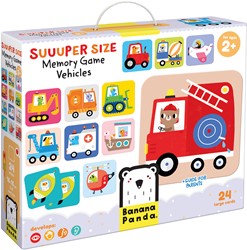Banana Panda Super Size Memo Spiel Fahrzeuge 2+