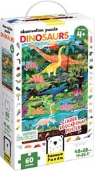 Banana Panda Find and See Puzzle Dinosaurier 4+