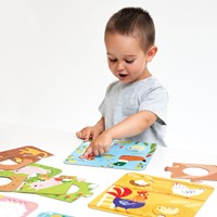 Banana Panda Puzzle Trouve les mêmes animaux de la ferme 2+-2
