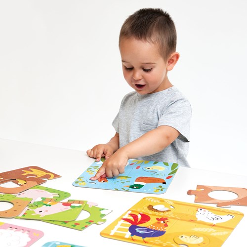 Banana Panda Puzzle Trouve les mêmes animaux de la ferme 2+-2