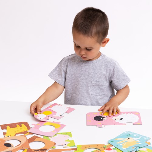 Banana Panda Puzzle Trouve les mêmes animaux de la ferme 2+-3