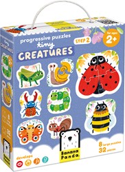 Banana Panda puzzle d'animaux petits étape par étape 2+