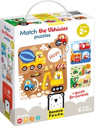 Banana Panda Puzzle Finde das selbe Fahrzeug 2+
