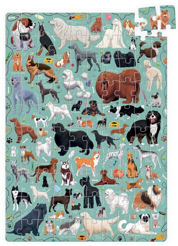 Banana Panda Puzzle Liebe Hunde (100 Stück)-2