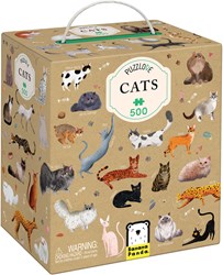 Banana Panda Puzzle love pour les chats - 500 pièces