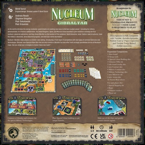 Asmodee Brettspiel Nucleum Gibraltar Lernspiel für 2-6 Spieler-2