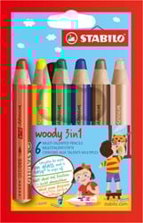 STABILO Woody 3 in 1 Buntstift 6 Stück(e)