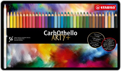 Stabilo crayons de couleur Carbothello 36 pièces set de crayons pastel