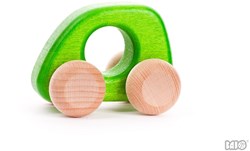 Bajo Holz Mini Auto - Spielzeugauto grün nachhaltig