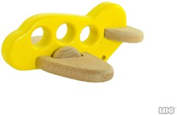 Bajo Holzspielzeug-Flugzeug, Gelb