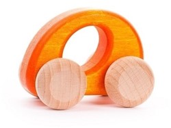 Auto Holzauto Spielzeugauto Modell Ellipse - orange