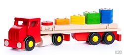 Bajo Holz-LKW - Sortierspielzeug für Kinder - 50 cm