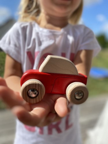 Bajo Holzspielzeugauto Speed Car für Kinder - langlebig und schnell-2