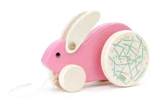 Bajo 25080M 25080P Ziehtier Häschen Big rabbit, Farbe:Rosa