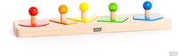 Bajo puzzle en bois formes jouet éducatif - 5 pièces formes-3