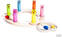Bajo jeu éducatif hoopla - set de jeu coloré pour enfants