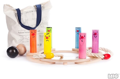 Bajo jeu éducatif hoopla - set de jeu coloré pour enfants-2