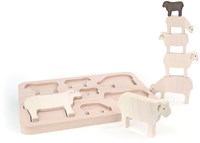 Bajo Holzformenpuzzle Schafe - Lernspielzeug 7 Teile