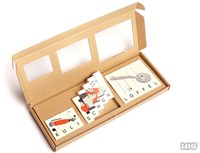 Bajo puzzle de construction en bois mots allemands - jouet éducatif 15 pièces