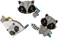 Mom's Care SOFT BABY TOYS Raccoon Pedro crinkly toy 5