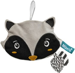 Mom's Care SOFT BABY TOYS Raccoon Pedro cherry pit heat pack