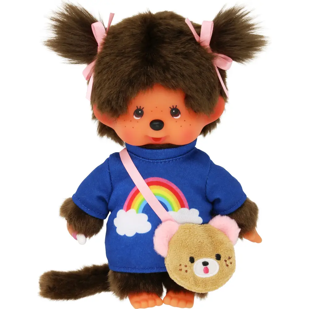Monchhichi Puppe Kawaii Mädchen 20cm Kuscheltier Spielzeug Multicolor