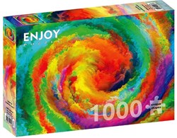 Enjoy Puzzle Colorful Gradient Swirl (1000)