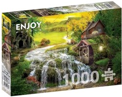 Enjoy Puzzle A Log Cabin by the Magic Creek (1000)