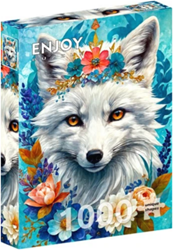 Enjoy Puzzle Blooming Snow Fox (1000)