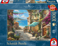 Schmidt Thomas Kinkade - Café an der italienischen Riviera - 1000 Teile