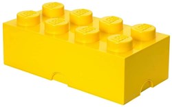 LEGO Aufbewahrungsbox Brick 8 gelb - stapelbare Spielzeugbox 12L