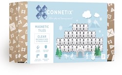 Pack rectangle transparent Connetix 12 pièces