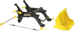 Rolly Toys chargeur frontal tracteur 83cm jaune - accessoire tracteur à pédales