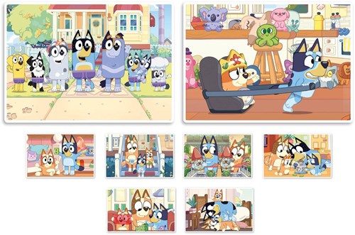 Clementoni - Jeu éducatif Bluey 4 en 1 - Puzzle et jeu de mémoire-3