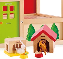 Hape Poppenhuis Huisdieren