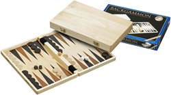 Philos Backgammon Holzspielkassette medium - strategisches Brettspiel