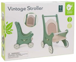 Classic World Vintage Houten Poppenwagen
