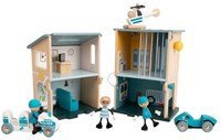 Classic World Holz Polizeistation Spielset für Kinder-2
