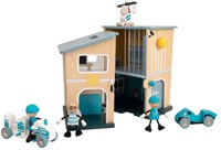 Classic World Holz Polizeistation Spielset für Kinder-3