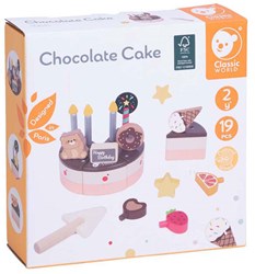 Classic World Houten Chocolade Taart