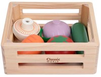 Classic World caisse de légumes en bois jouet pour enfants-2
