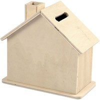 Creativ Company tirelire maison en bois - jouet créatif pour enfants
