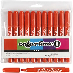Creativ Company Filzstifte dunkelorange Jumbo 12 Stück Marker