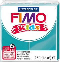 Fimo Knetmasse türkis 42g - Kinder Modelliermasse ofenhärtend Kreativspielzeug