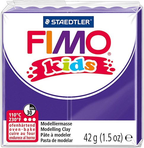 Fimo Modelliermasse lila 42g - Kinder Kreativspielzeug