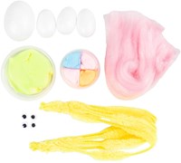 Creativ Company Mini Hobbyset Modellieren Silk Clay Ostern Bastelset-2